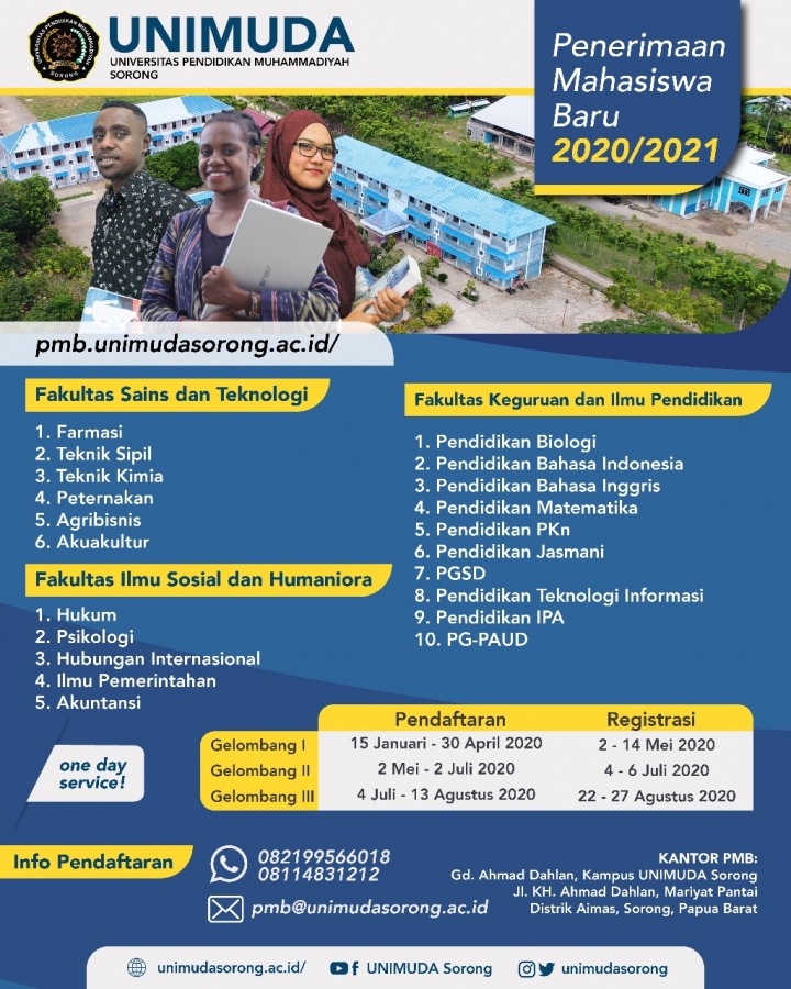 Informasi PMB UNIMUDA 2020/2021